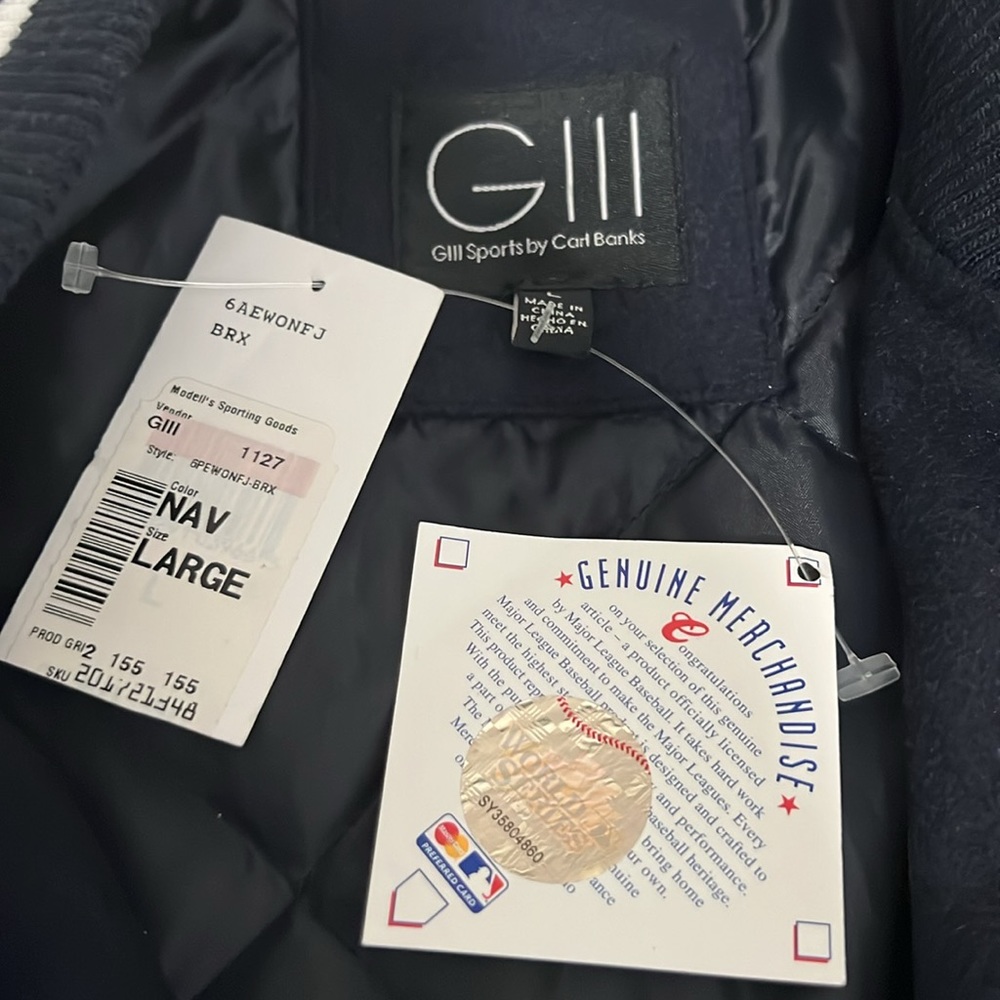 GIII Sports by Carl Banks Men’s 8 X World Series Red Sox Varsity Jacket Sz L NWT - Picture 10 of 11